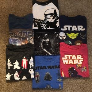 7 Boys Star Wars T-Shirts